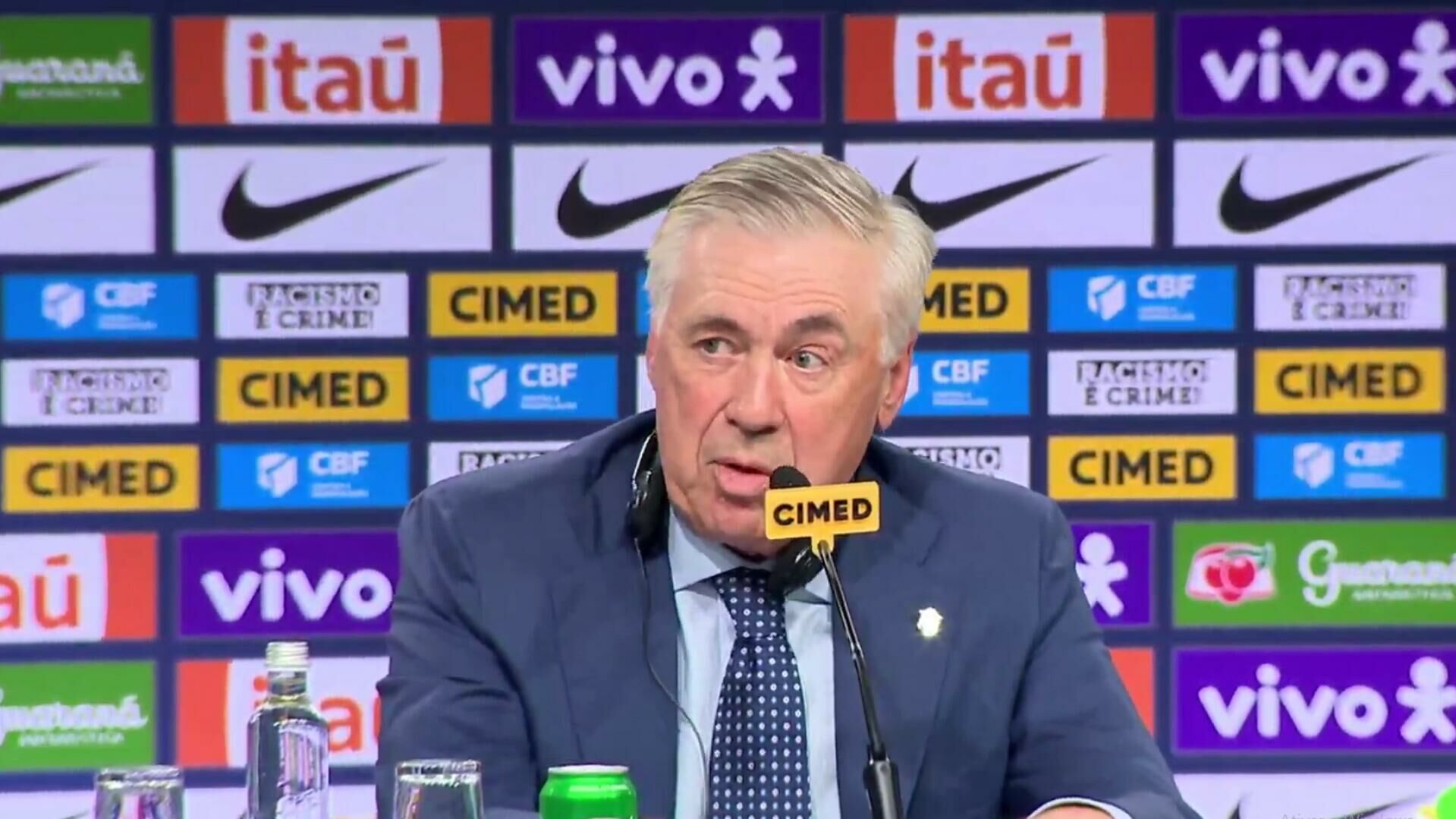 Imagem de compartilhamento para o artigo Com Neymar de fora, Ancelotti anuncia primeira convocação da seleção brasileira; veja lista da MS Todo dia